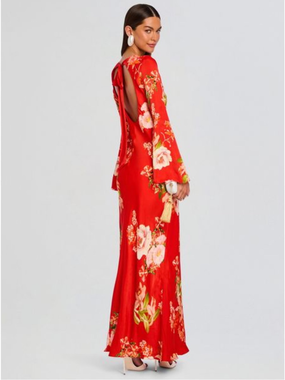 Hemant & Nandita Hibi Back Tie Maxi Dress NWT - Picture 2 of 14
